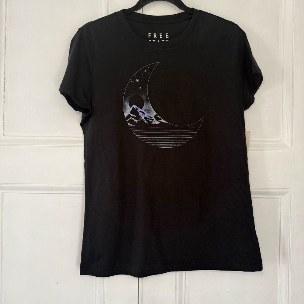 Free State Aeropostale Moon & Mountain Graphic Tee NWT XL